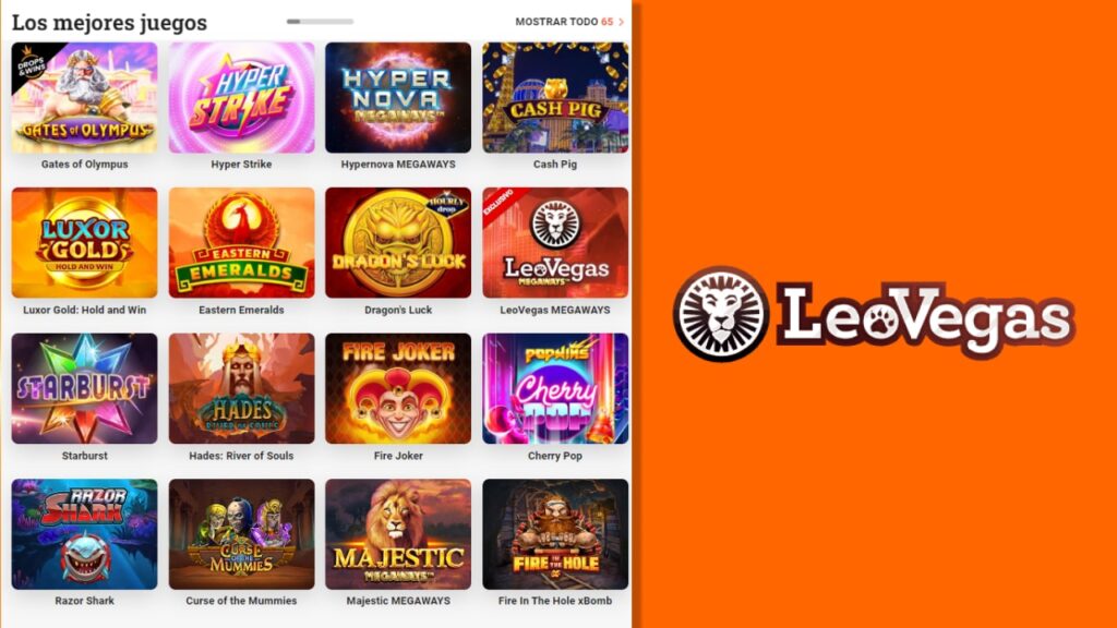 Juegos en Leovegas Casino